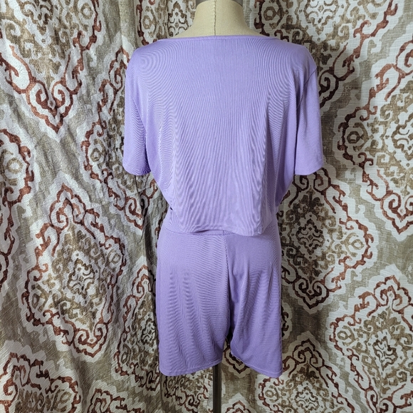 Shein purple short set - Picture 3 of 5